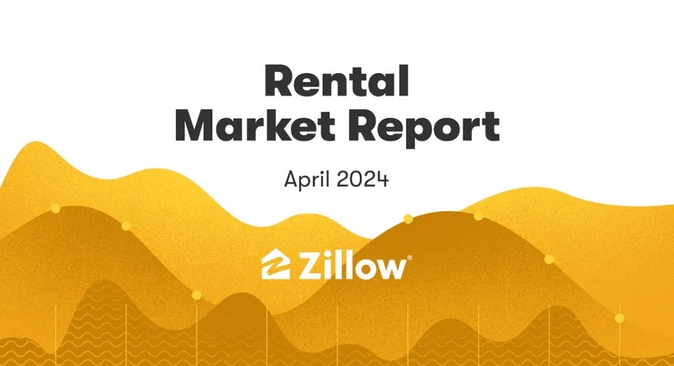 2024年4月 Zillow美国租赁市场报告，典型租金接近2000美元